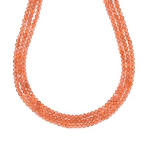 Napkő fazettált sötét golyó 2-3mm ékszerkészítő alapanyag (füzér), Kellékek & szerszámok, Ásvány alapanyag, Ásványfüzér, , MESKA