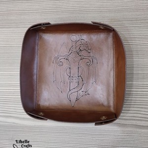 Sárkány mintás kockadobó tálca - 4, Játék & Sport, Szerepjáték, , MESKA