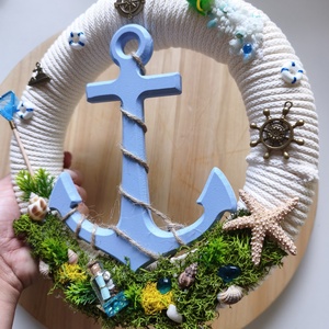 Nyári kopogtató - otthon & életmód - dekoráció - ajtó- és ablak dekoráció - ajtódísz & kopogtató - Meska.hu