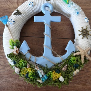 Nyári kopogtató - otthon & életmód - dekoráció - ajtó- és ablak dekoráció - ajtódísz & kopogtató - Meska.hu