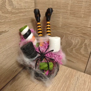 Pókos mini boszi üst - Meska.hu