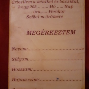 Megérkeztem tábla fából -  - Meska.hu