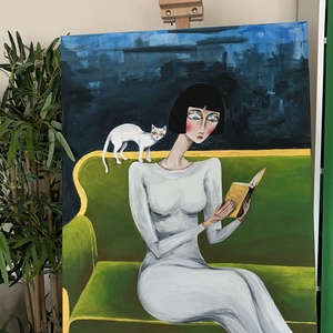 Csendes fejezet, Művészet, Festmény, Akril, Festészet, MESKA