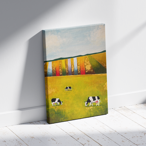 Legelő - művészet - festmény - akril - Meska.hu