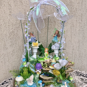 Tavaszi Fairy Garden - otthon & életmód - dekoráció - asztal és polc dekoráció - asztaldísz - Meska.hu