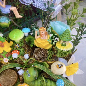 Nárcisz Fairy Garden - otthon & életmód - dekoráció - asztal és polc dekoráció - asztaldísz - Meska.hu