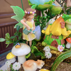 Nárcisz Fairy Garden - otthon & életmód - dekoráció - asztal és polc dekoráció - asztaldísz - Meska.hu