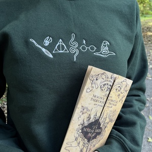 HP line art pulóver - ruha & divat - női ruha - pulóver - Meska.hu