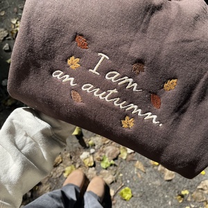 I am an autumn. kapucni nélküli pulóver - ruha & divat - női ruha - pulóver - Meska.hu