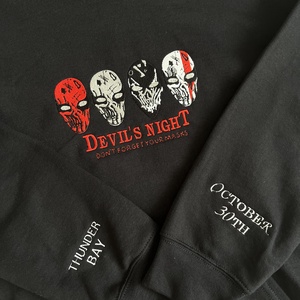 Devil s Night pulóver, Ruha & Divat, Női ruha, Pulóver, Hímzés, MESKA