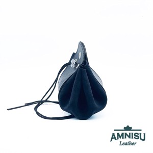 Fekete - kékes fekete bőr 2in1 szütyő és kockatálca M8031-6013 - játék & sport - szerepjáték - Meska.hu