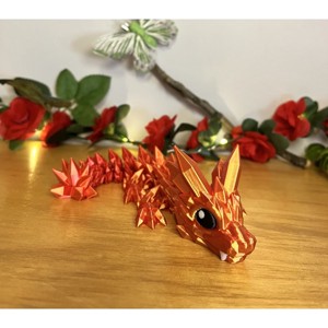 3d nyomtatott mini kristály sárkány, Játék & Sport, Plüssállat & Játékfigura, Más figura, Mindenmás, MESKA