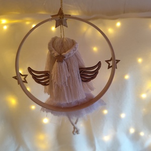 Angyal dekoráció - játék & sport - keresztelőajándékok - Meska.hu