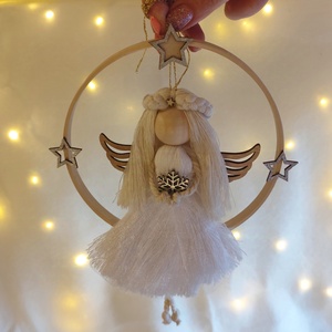 Angyal dekoráció - játék & sport - keresztelőajándékok - Meska.hu