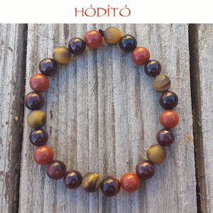 HÓDÍTÓ  Ásványkarkötő FérfiaknakAjándék Ötlet, Karácsony alkalmából is!, Ékszer, Karkötő, Ásványkarkötő, Ékszerkészítés, MESKA