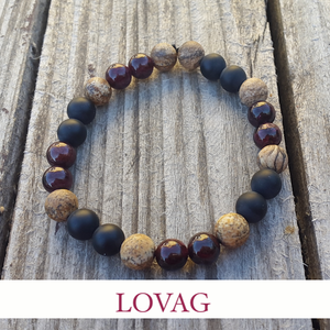 LOVAG  ásványkarkötő férfiaknakAjándék Ötlet, Karácsony alkalmából is!, Ékszer, Karkötő, Ásványkarkötő, , MESKA