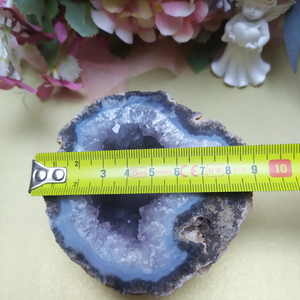 � Cölesztin (Celestit) geóda � A Mennyei Kék Fény kristálya � - kellékek & szerszámok - ásvány alapanyag - marokkő - Meska.hu