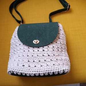 Horgolt válltáska , Táska & Tok, Kézitáska & válltáska, Válltáska, Horgolás, MESKA