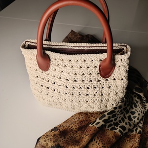 Horgolt kézitáska , Táska & Tok, Kézitáska & válltáska, Alkalmi táska, Horgolás, MESKA