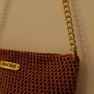 Horgolt válltáska  - táska & tok - kézitáska & válltáska - alkalmi táska - Meska.hu