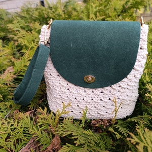 Horgolt válltáska  - táska & tok - kézitáska & válltáska - válltáska - Meska.hu