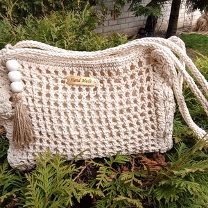 Nyári horgolt válltáska , Táska & Tok, Kézitáska & válltáska, Kézitáska, Horgolás, MESKA