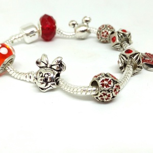 Yvonne Design Minnie és Mickey Charm karkötő -  - Meska.hu
