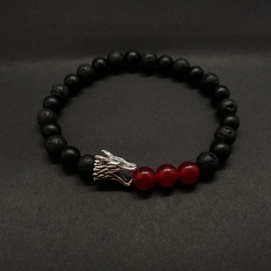 Trónok harca ásványkarkötő - sárkány  - ékszer - karkötő - bogyós karkötő - Meska.hu