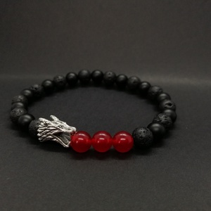 Trónok harca ásványkarkötő - sárkány  - ékszer - karkötő - bogyós karkötő - Meska.hu