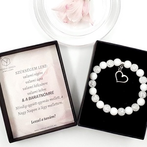 Tanú felkérő diszdobozos ajándék karkötő - ékszer - ékszerszett - Meska.hu