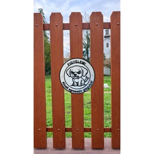 Gisgutya Tacskós kutyatábla � kör alakú - Meska.hu