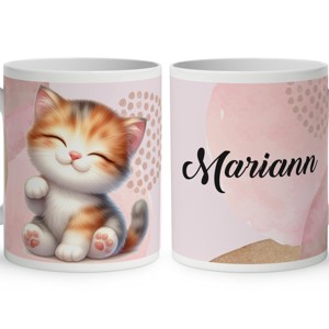 Kérd a Neveddel - Kawaii cuki cica mintás bögre, Otthon & Életmód, Konyhafelszerelés, tálalás, Tálalás, Bögre & Csésze, , MESKA