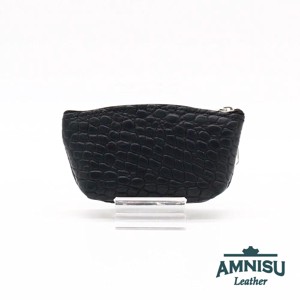 Sötétzöld krokkómintás kettő cipzáras kulcstartó B7006 - táska & tok - kulcstartó & táskadísz - kulcstartó - Meska.hu