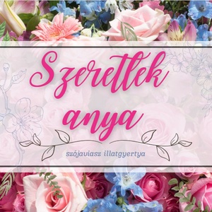 Anyák napi illatgyertya ajándék, kerámia párologtatóval - otthon & életmód - gyertya, illat, aroma - gyertya - Meska.hu