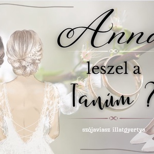 Egyedi, Tanú felkérő gyertya ajándék - otthon & életmód - gyertya, illat, aroma - gyertya - Meska.hu