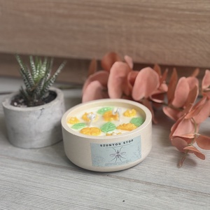 Szúnyogriasztó kültéri gyertya - otthon & életmód - gyertya, illat, aroma - gyertya - Meska.hu