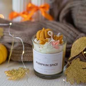 Pumpkin Spice  Őszi Illatgyertya, Otthon & Életmód, Gyertya, illat, aroma, Gyertya, Gyertya-, mécseskészítés, MESKA
