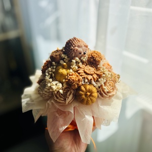 Őszi Illatos gyertya virágbox - otthon & életmód - gyertya, illat, aroma - gyertya - Meska.hu