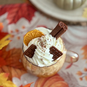 Pumpkin Spice Latte kézműves gyertya - otthon & életmód - gyertya, illat, aroma - gyertya - Meska.hu