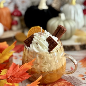 Pumpkin Spice Latte kézműves gyertya - otthon & életmód - gyertya, illat, aroma - gyertya - Meska.hu