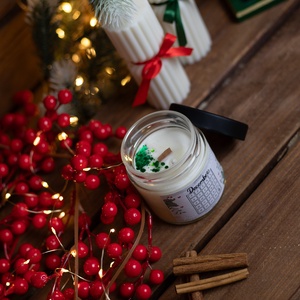 Adventi kalendárium üveges illatgyertya - karácsony - karácsonyi lakásdekoráció - karácsonyi illatgyertya, mécses - Meska.hu
