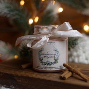 A legvarázslatosabb Anyának karácsonyi illatgyertya - karácsony - karácsonyi lakásdekoráció - karácsonyi illatgyertya, mécses - Meska.hu