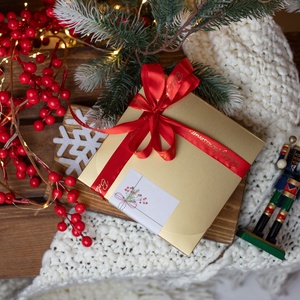 Karácsonyi Gyertya Ajándékcsomag Üvegtetős illatgyertyával - karácsony - karácsonyi lakásdekoráció - karácsonyi illatgyertya, mécses - Meska.hu