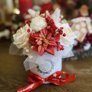 Illatos karácsonyi mini virágbox - Meska.hu