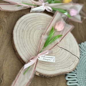 Illatos tulipán gyertya szálas (illatviasz) nőnapra, pedagógus napra, anyák napjára  - otthon & életmód - gyertya, illat, aroma - illatviasz - Meska.hu