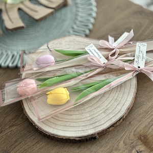 Illatos tulipán gyertya szálas (illatviasz) nőnapra, pedagógus napra, anyák napjára  - otthon & életmód - gyertya, illat, aroma - illatviasz - Meska.hu