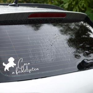 Kutyus a fedélzeten - autós matrica, Otthon & Életmód, Autó, Autós matrica, Mindenmás, MESKA