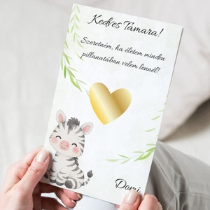 Keresztszülő felkérő sorsjegy - Meska.hu