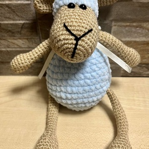 Amigurumi bárány - játék & sport - plüssállat & játékfigura - plüss bárány - Meska.hu