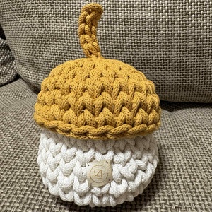 Makk tároló , Otthon & Életmód, Tárolás & Rendszerezés, Tárolókosár, Horgolás, MESKA